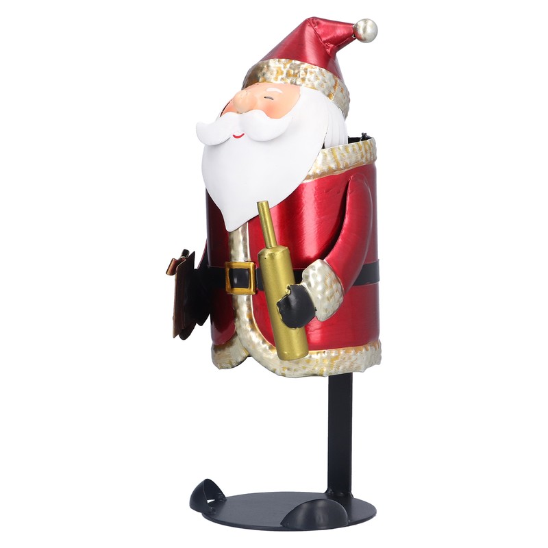 Santa Claus Wine Rack Innovative Dinning Table Decoration Ornament for