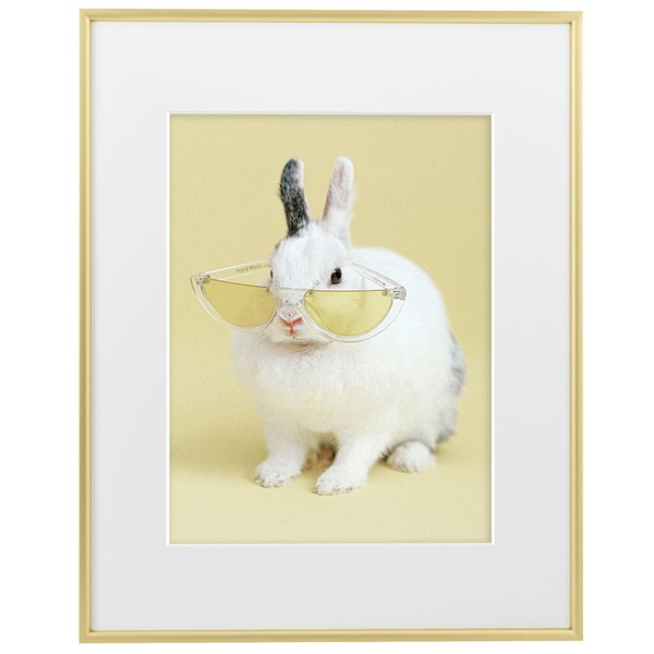 Axeman 16x20 Gold Frame - 16 x 20 Metal Picture