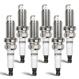 6 bujías de iridio doble 6176 para Toyota Camry Avalon Highlander RAV4 Sienna Venza/Lexus RX350 ES350 RX450H 3.5L V6 reemplaza # 90919-01247 DILFR6D11