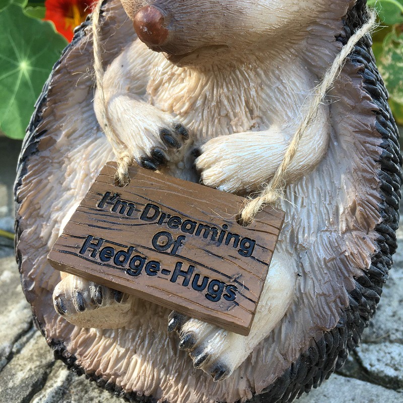 Heather Hedgehog Resin Garden Ornament