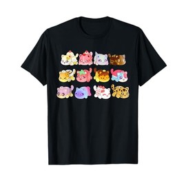 Meemeow Cats Plush Shirt Squishy Pink T-Shirt
