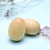 4 Pcs Natural Wood Egg Shaker Musical Percussion Instrument