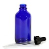 Vivaplex, Cobalt Blue, 4 oz Glass Bottles, with Glass Eye