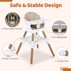 INFANS Baby High Chair, 9 in 1 Convertible Highchair for