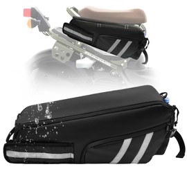 BORDAN Waterproof Scooter Under Seat Storage Bag Compatible with Honda Ruckus 2010-2025, Scooter Saddle Bags Cling Side Frame Bag Storage Bags with Shoulder Straps & Waterproof zips for Motorcycle