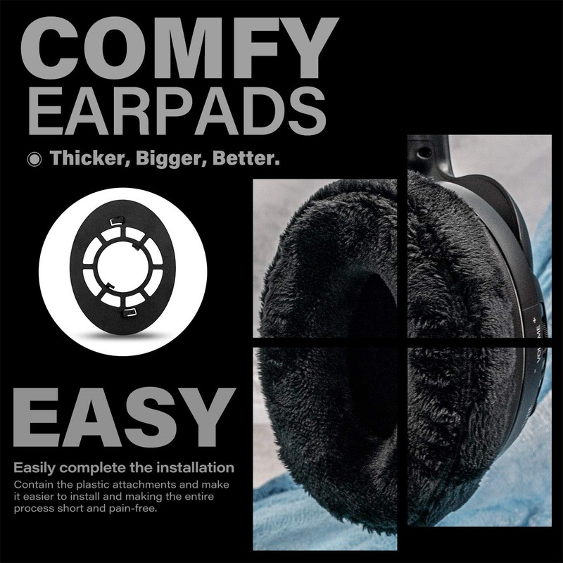 TRANSTEK RS120 Replacement Earpads Ear Cushion for RS120, HDR120, RS100,