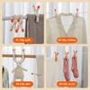 YSJCHEBS 6 Pieces Clothes Pegs, Quilting Clips, Beach Towel Clips,