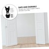 TEHAUX 2 Pcs Barn Door Guides Silent Closet Door Stoppers