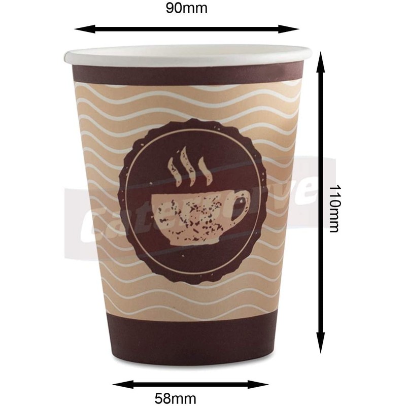 1000 Disposable Paper Cups | Hot Coffee Tea Drinking Cups