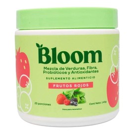 Suplemento alimenticio Bloom con Verduras con Antioxidantes Frutos Rojos 145g