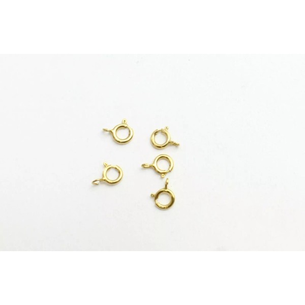 agj 1 ( small ) 18k gold spring round clasp