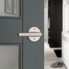 Kwikset Milan Interior Privacy Door Handle with Lock, Door Lever