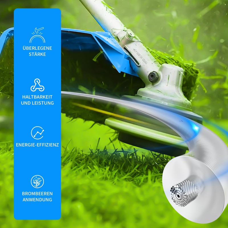 Forever Speed Grass Trimmer Line 3mm*50m Round Steel Wire Universal