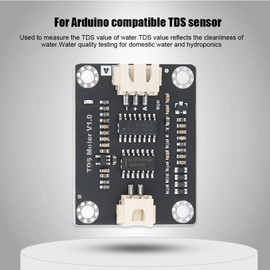 TDS Water Sensor, Sensor for Detecting Water Quality, Analogue TDS Sensor with 2 Probes for Quality Monitoring of Industrial Water and Hydroponics