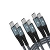 Paquete de 3 cables USB C a USB C, 60