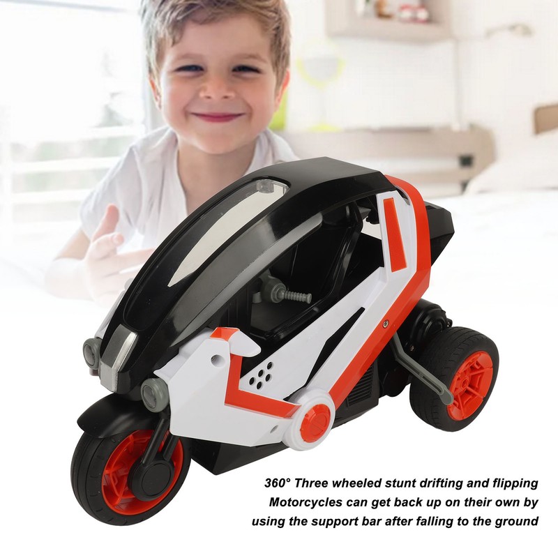 1:8 2.4G Remote Control Stunt Motorcycle 360 Degree Rotating Drift