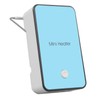 Mini Heater Fast Heating Low Noise Miniwatt Blue Portable Desk