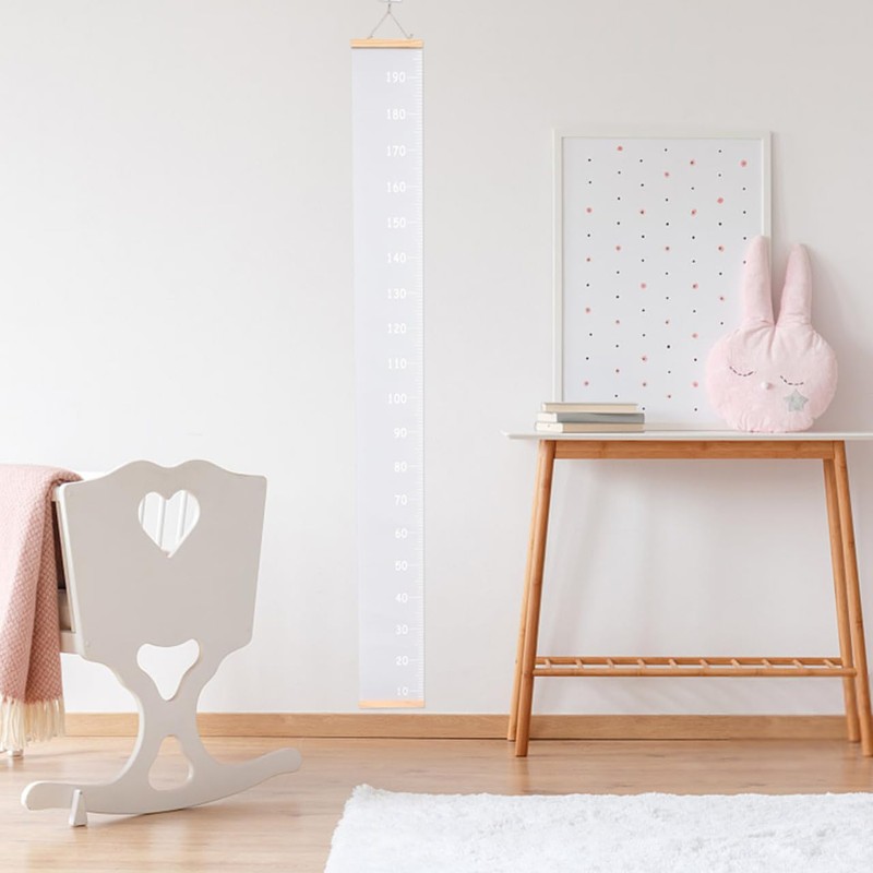 Toddmomy 1pcs Kids Height Chart,Child Removable Nursery Height Charts for