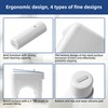 Poop Stool Toilet Stool White Adults for Bathroom, 5.9"" to