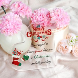 Acrylic43,Heart-Shaped Acrylic Plaque with Christmas Blessings, Perfect for Good Friend Gifts, Mum Birthday Gifts, Or Retirement Gifts for Women, Unique Christmas Home Decor for Loved Ones