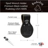 Spud Wrench Holder- Premium Black Leather - Rudedog USA #3005