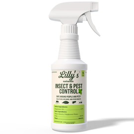 Peppermint Oil Spray for Bugs | Insect Repellent for Indoor & Outdoor Pest Control | Bug, Spider, Rodent, Ant Killer | Natural Plant-Based Pet Friendly Bug Repellent | Lilly's Naturals, 16 oz