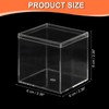 PATIKIL Acrylic Box with Lid 2.36" x 2.36" x 2.36",