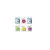 GC Rushello Floss 98.8 ft (30 m), Assorted 6 Pieces