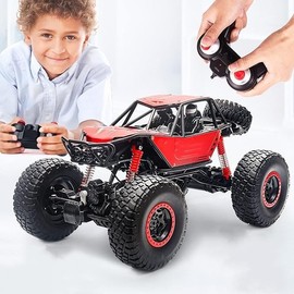 Pack of 4 Durable Tyres, 6-Hole Wheel Tyres, Rubber Tyres with Hubs and High Safety Performance for RC Crawler Off-Road Vehicles in 1:10 Scale