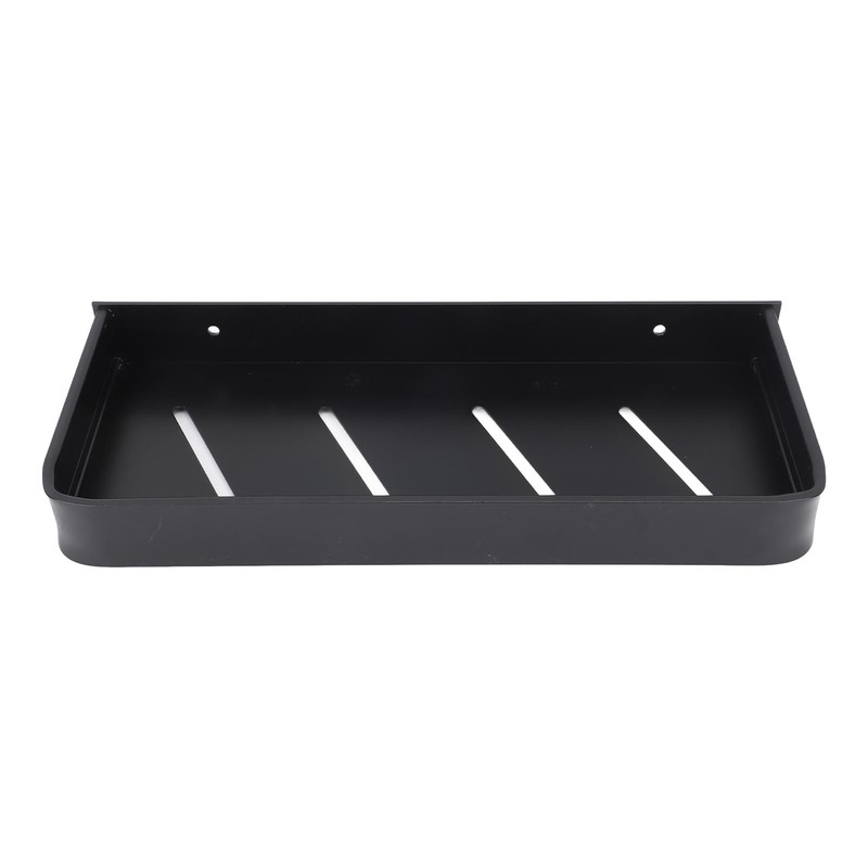 Shower Caddy Wall Mount Shelf with Hooks Space Aluminium Large