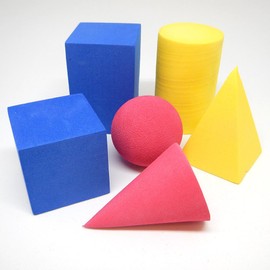 ETA hand2mind ManipuLite GeoSolids, Set of 6