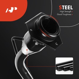 A-Premium Fuel Tank Filler Neck Pipe Hose Compatible with Pontiac Grand Prix 2001 2002 2003, Gas, 3.1L 3.8L, Replace# 10309612