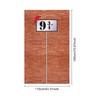 9 and 3/4 Cross Station Sign Brick Wall Background, Secret
