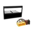 1 DIN Radio Installation Kit Fascia Radio Connection Cable Antenna Adaptor for Mazda MX-5 (NB Facelift) 2000-2005