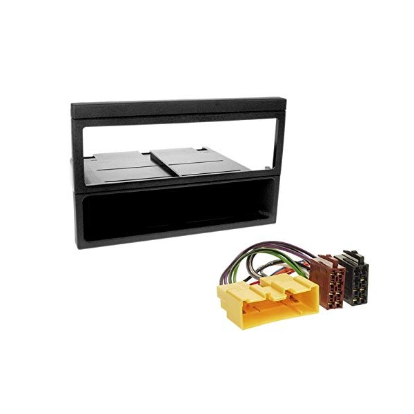 1 DIN Radio Installation Kit Fascia Radio Connection Cable Antenna