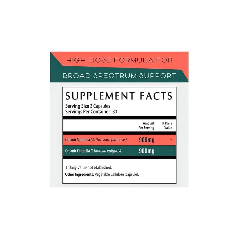 Teaveli Suplementos espirulina clorella Cápsula