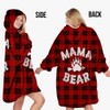 Warmstorey Mama Bear Hoodie Blanket For Women Wearable Blanket Hoodie