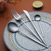Kyraton Cutlery Set 16 Pieces, Stainless steel flatware set, silverware