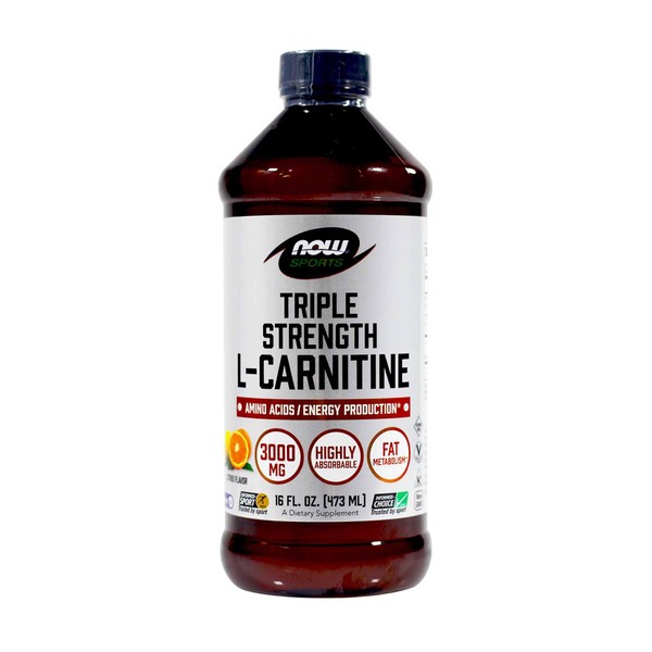 Now Foods L-Carnitine Liquid 3000 mg - 16 oz.. 2 Pack