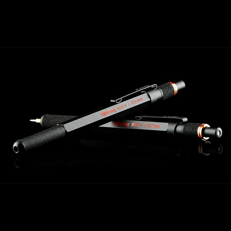 rOtring 800+ Mechanical Pencil and Stylus Hybrid. 0.7MM, Black (1900182)