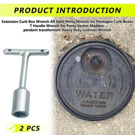 Honkador T Handle Wrench, 5.69 x 3.73 x 0.97 x 1.25 inches, Penta Socket Wrench, Wrench, Upgrade 2 pcs