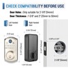 LOCSMART Fingerprint Door Lock, Keyless Entry Door Lock, Electronic Keypad
