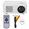 814 Mini Poratble Projector White Housedhold Projector 1080P Support for