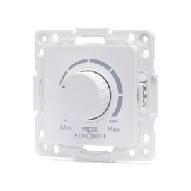 Stück für deutsch/französischen LED-Dimmer, weiß