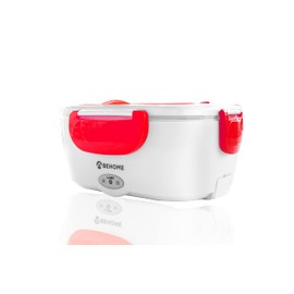 BEHOME Electric Food Warmer, Plastic, Red, 1.5 L