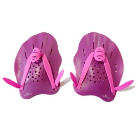 Swimz Excel Technical Hand Paddles - Purple / Pink (Small)