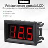Volt?metro Digital Led 0,56 Pulgadas con Protecci?n Inversa Dc 0-100