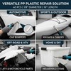 40pcs white Polypropylene (PP) Plastic Welding Rods - 1/8 Inch
