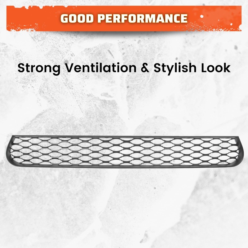 ECOTRIC Front Lower Grille Grill Assembly Compatible with 2015-2023 Dodge