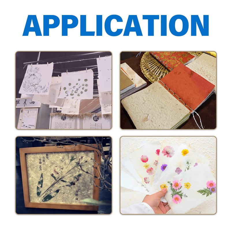 5 Pieces Paper Making Frame Wood DIY Natural Paper Craft